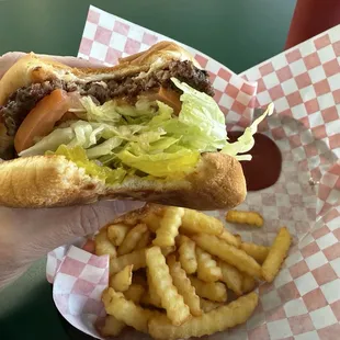 Burger box #1 combo with fries