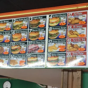 This is the basket menu.