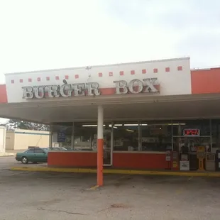 the front of the restaurant