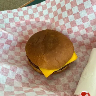 Junior burger, small but mighty