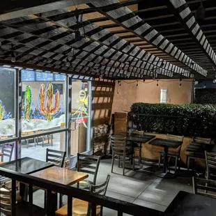 Outdoor seating area