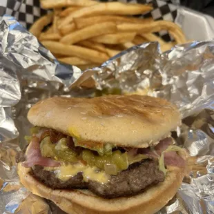 NM Burger combo, delicious!