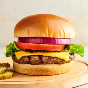 Cheese Burger. Burger Bros At Towson.