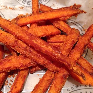 Best sweet potato fries we've ever had.  No kidding!
