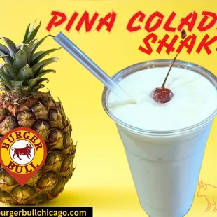 Bull Burger&apos;s Pina Colada Shake