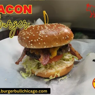Bull Burger&apos;s Bacon Burger