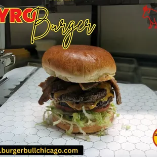 Bull Burger&apos;s Gyro Burger