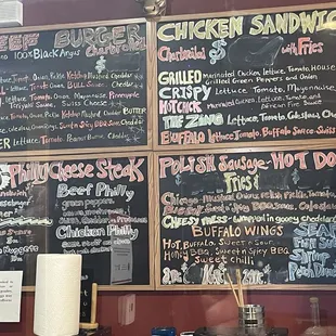 Menu board