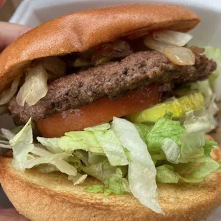 1/4 pounder, fresh ingredients