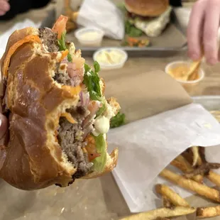Blazin&apos; Bison Burger