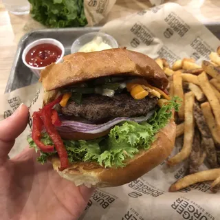 Blazin' Bison Burger