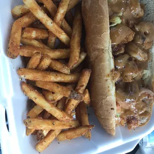 Shrimp PO boy
