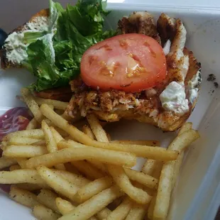 Fish sandwich tastes amazing