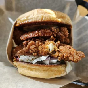 Spicy chicken sandwich