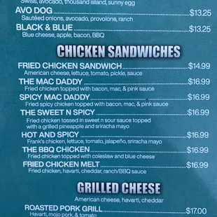 menu 3/27/23