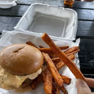 food, burgers