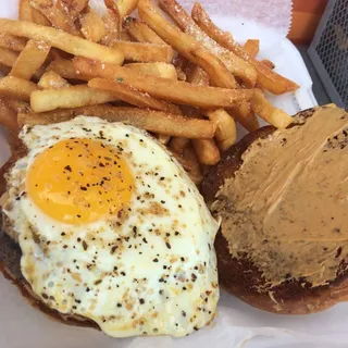 Goober Burger with Side