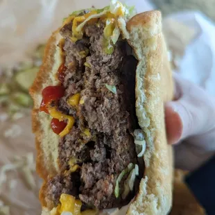 Double cheeseburger