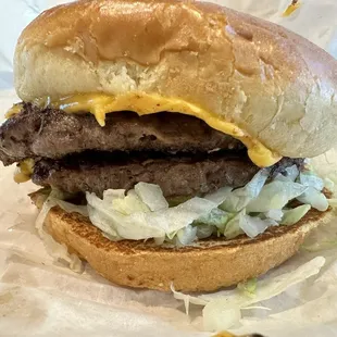 Double burger.