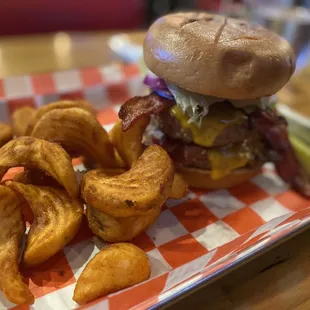 Double Bacon Cheeseburger House Fries
