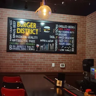 Cool sign by the bar