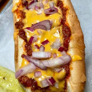 Chili Cheese Hot Dog