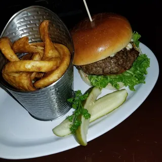 Blackened Blue Burger