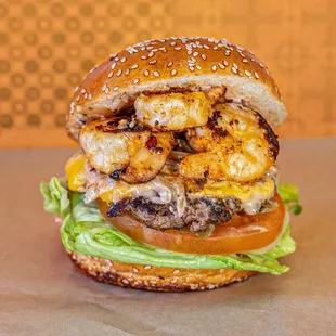 Surf &amp; Turf Burger
