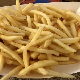 Large fries! To go