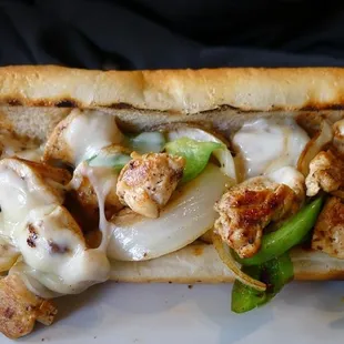 Philly Cheese Chicken Sandwich