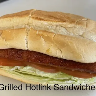 Grilled Hotlink Sandwiches