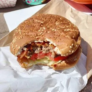 Western Bacon Cheeseburger