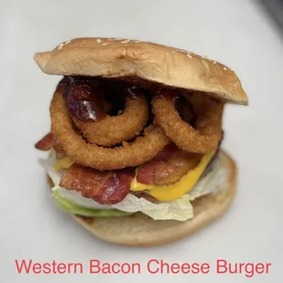 Western Bacon Cheeseburger