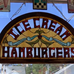 a sign for a restaurant