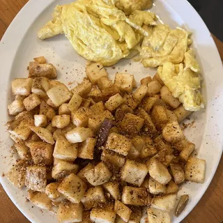 2 Buttermilk Pancakes, 2 Eggs and Meat