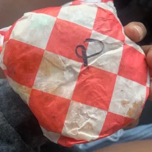 Very Large double cheese burger.