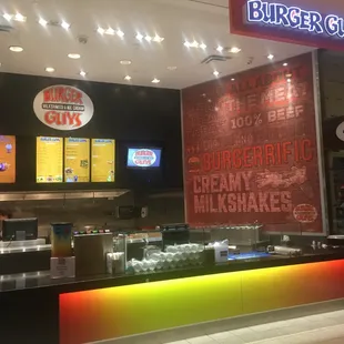 the inside of a restaurant