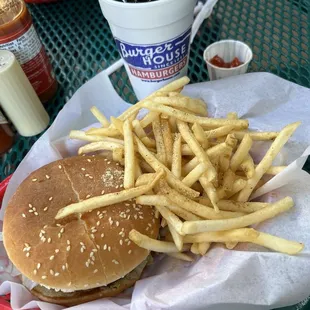 Double Hamburger with Fries and Diet Coke - simple pleasures are the best! (11/27/24)