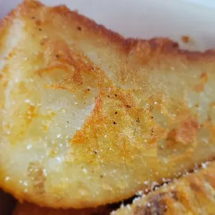 Potato wedges, salt added