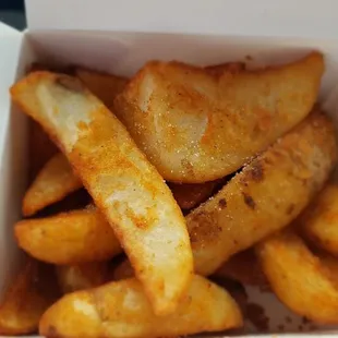 Fantastic fresh cooked potato wedges