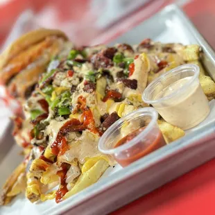 Just wow this place makes the best loaded fries and Burgers