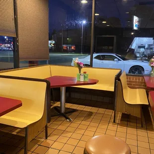 the interior of a restaurant