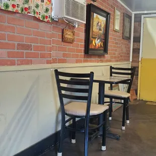 Inside seating