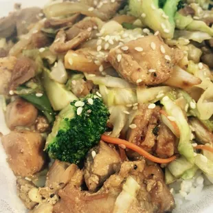 Teriyaki Chicken Plate. Mmmmmmmm!!
