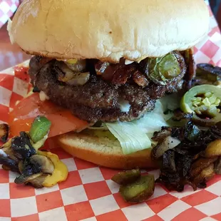 Burger Island off of Preston and Beltline.