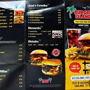 2024 menu front