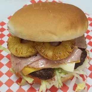 Hawaiian Cheeseburger