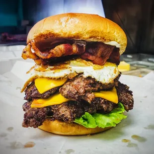 Double Deluxe Burger