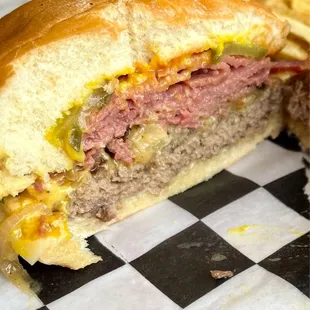 Pastrami burger