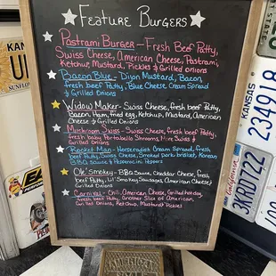 Featured burgers